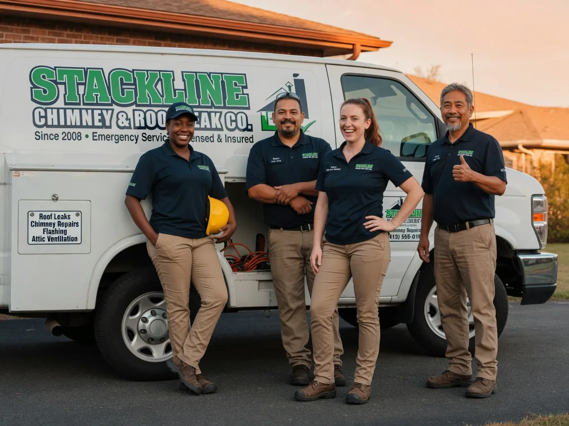 Chimney flashing repair company in Holden, MA